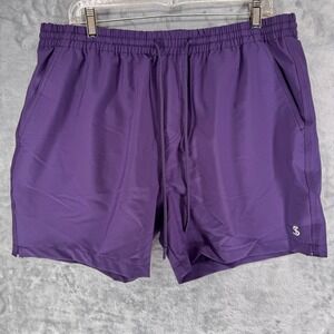 Todd Snyder New York Men's Purple Swim Trunks Shorts 5 inch  Drawstring XL